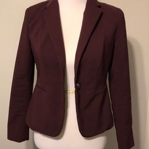 Burgundy New York & Co. blazer